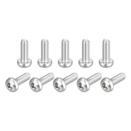 M4x16mm Torx أمان آلة المسامير 316 الفولاذ المقاوم للصدأ رأس العصا ضد التلاعب المسامير