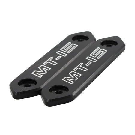CNC سبائك الألومنيوم الزخرفية الملحقات الخارجية Mtkracing لMT-15 2018 قطع غيار الدراجات النارية - الأسود