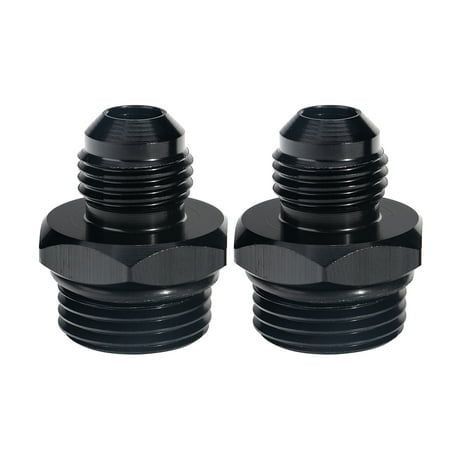 3مرايا سبيكة الألومنيوم ORB-8 O-ring Boss -8AN إلى -6AN المكيف الذكر