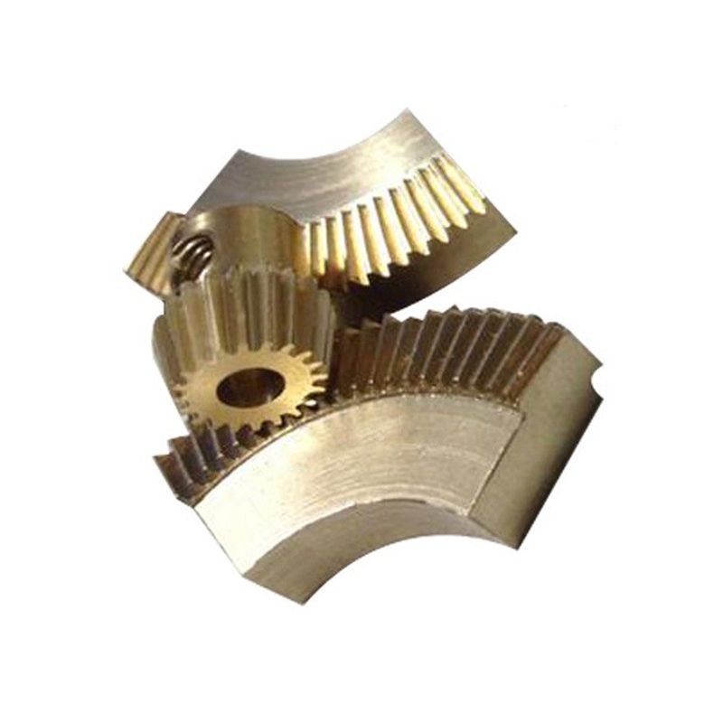 مصنع معالجة CNC المتخصصة الفولاذ المقاوم للصدأ ذو الدقة العالية النحاس / التيتانيوم قطعة آلة التروس