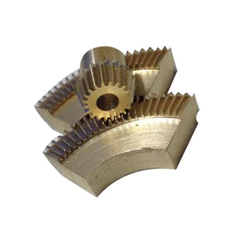 مصنع معالجة CNC المتخصصة الفولاذ المقاوم للصدأ ذو الدقة العالية النحاس / التيتانيوم قطعة آلة التروس